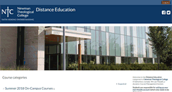 Desktop Screenshot of moodle.newman.edu